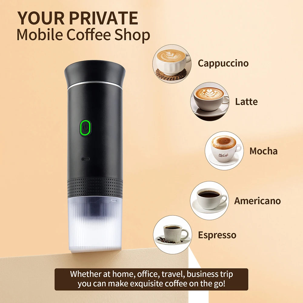 Wireless  Portable Espresso Coffee Machine