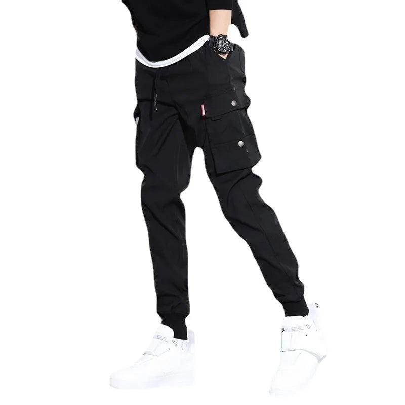 New Trendy Solid Color Cargo Pants