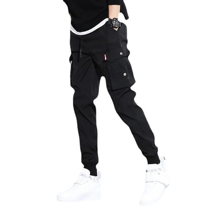 New Trendy Solid Color Cargo Pants
