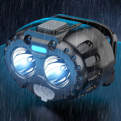 Powerful LED Headlamp Motion Sensor Flashlight