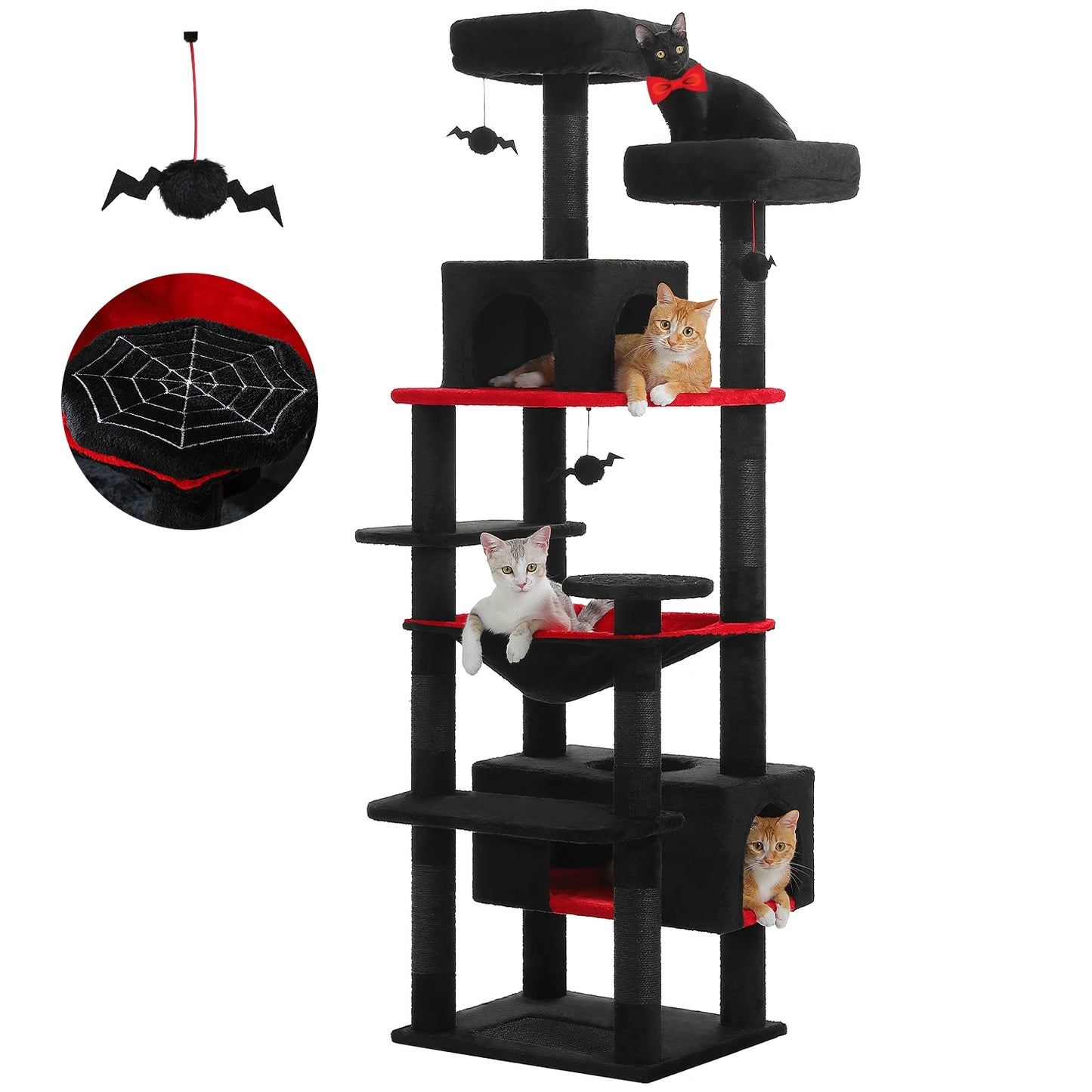 Cat Tree Tower Indoor Scratching Posts Spacious