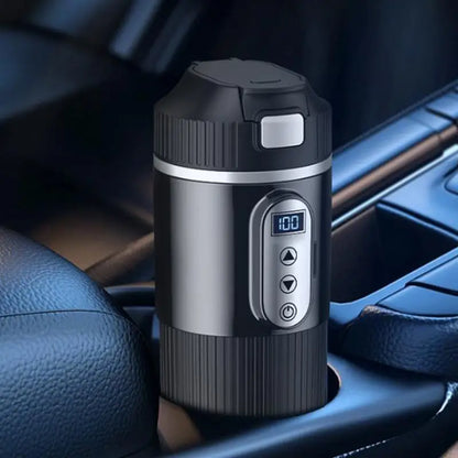 Heated Coffee Mug 12/24V Stainless Steel