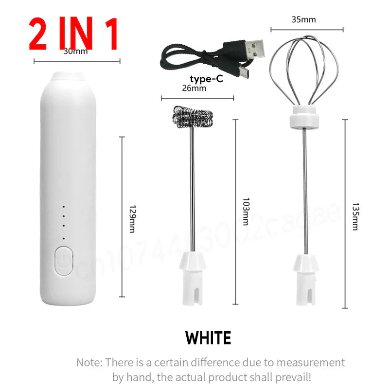 Electric Coffee Frother And Milk Whisk