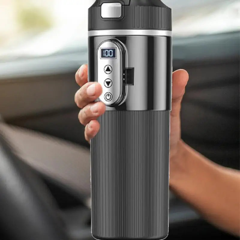Heated Coffee Mug 12/24V Stainless Steel