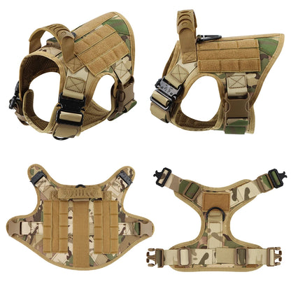 Tactical Dog Harness Leash Set  No Pull
