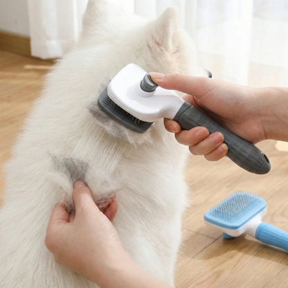 Dog Cat Grooming Brush Self-Cleaning