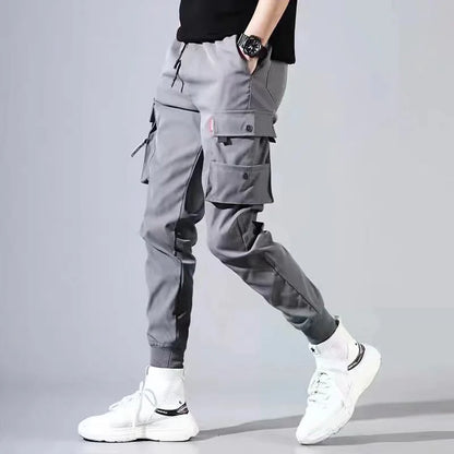 New Trendy Solid Color Cargo Pants