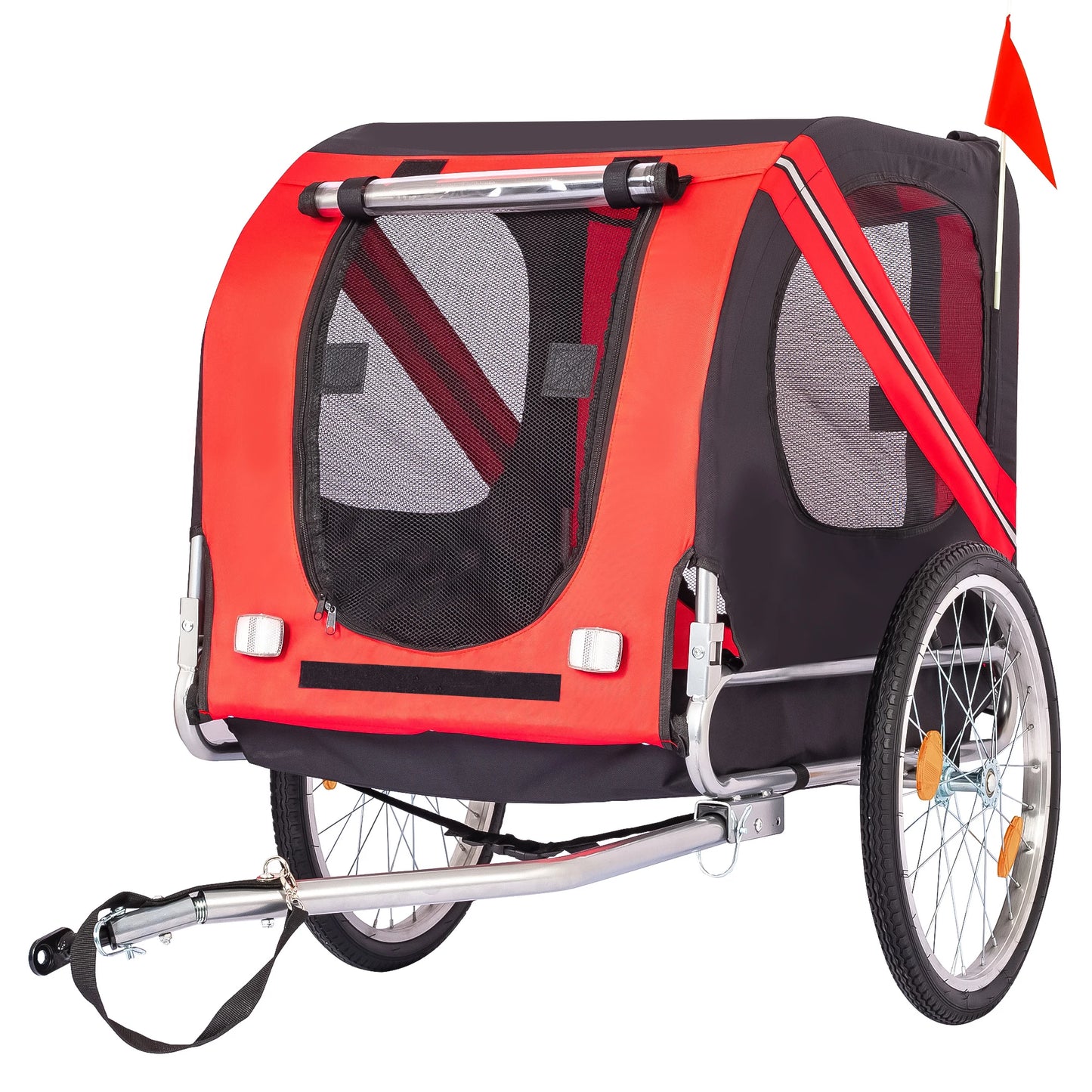 Folding Pet Cart Bicycle Carrier Bike Trailer