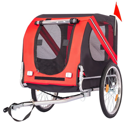 Folding Pet Cart Bicycle Carrier Bike Trailer
