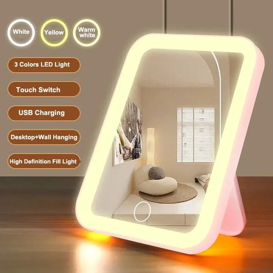 LED Smart Desktop Lighted  Mirror