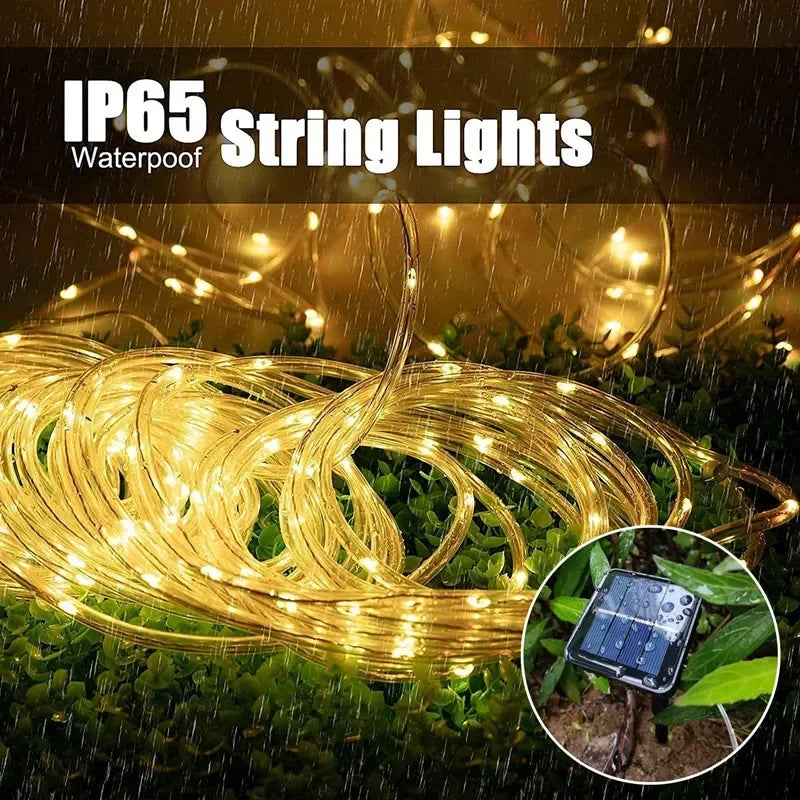Solar Strip Tube Fairy Light String