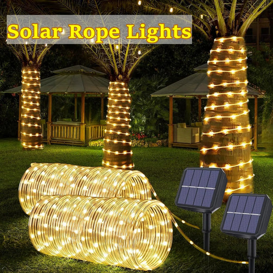Solar Strip Tube Fairy Light String