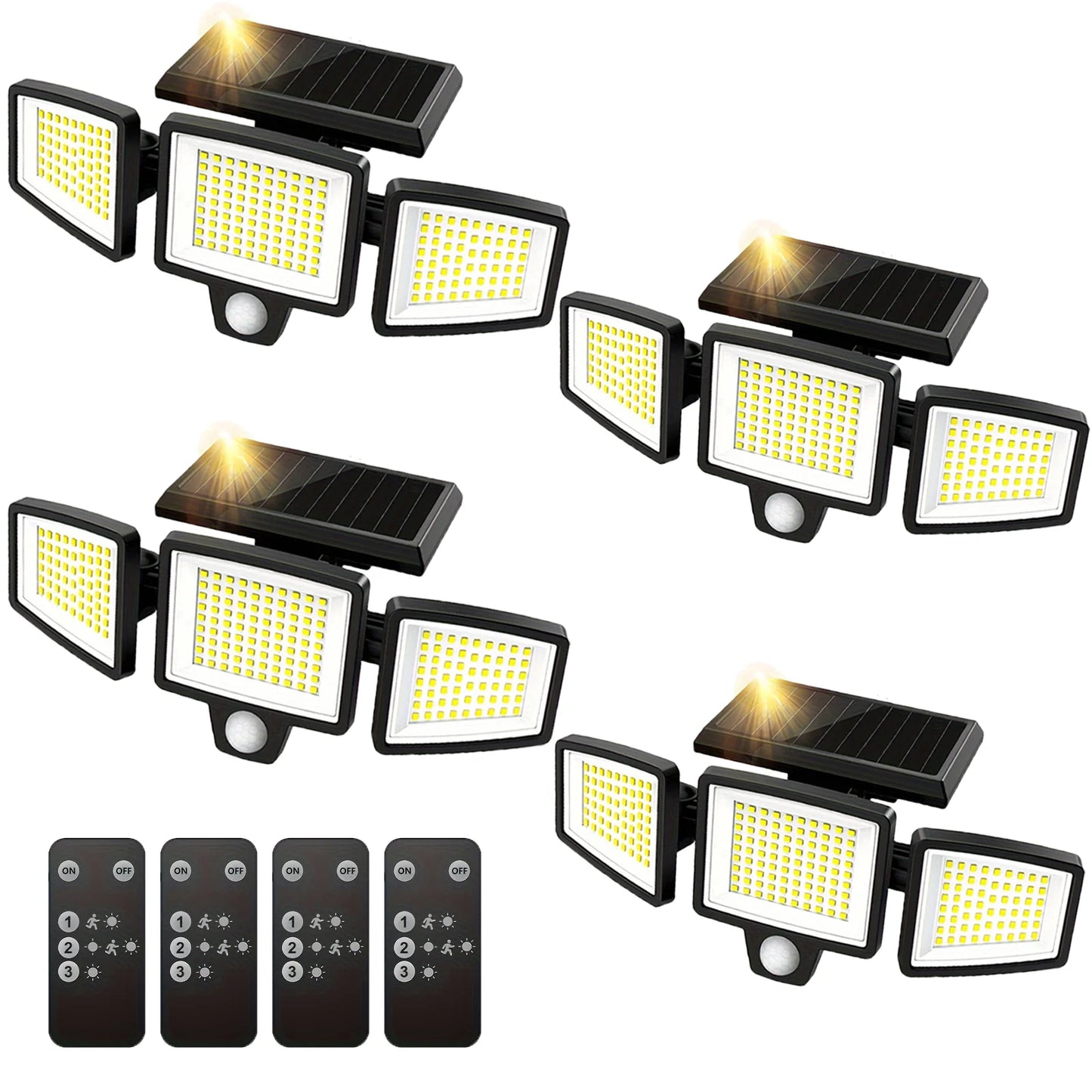 Solar Outdoor Motion Sensor Security Light