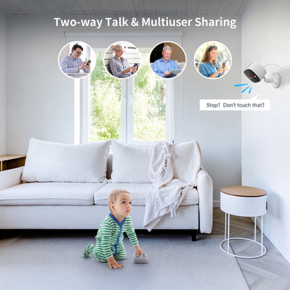 Outdoor/Indoor Security Camera WIFI Day/Night Monitor