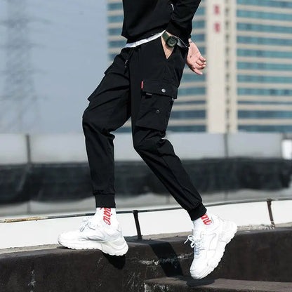New Trendy Solid Color Cargo Pants