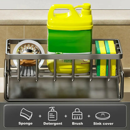 Kitchen Sink Organizer Carbon Steel Storage Rack