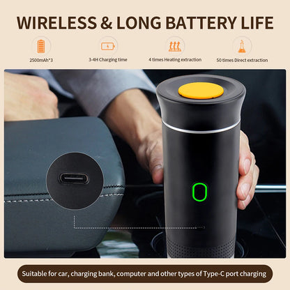 Wireless  Portable Espresso Coffee Machine