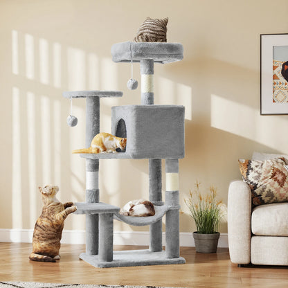 Cat Climbing Tower Indoor Play Sleep