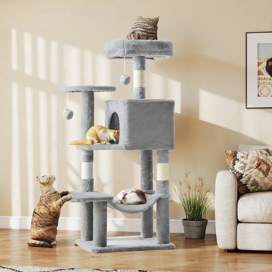 Cat Climbing Tower Indoor Play Sleep