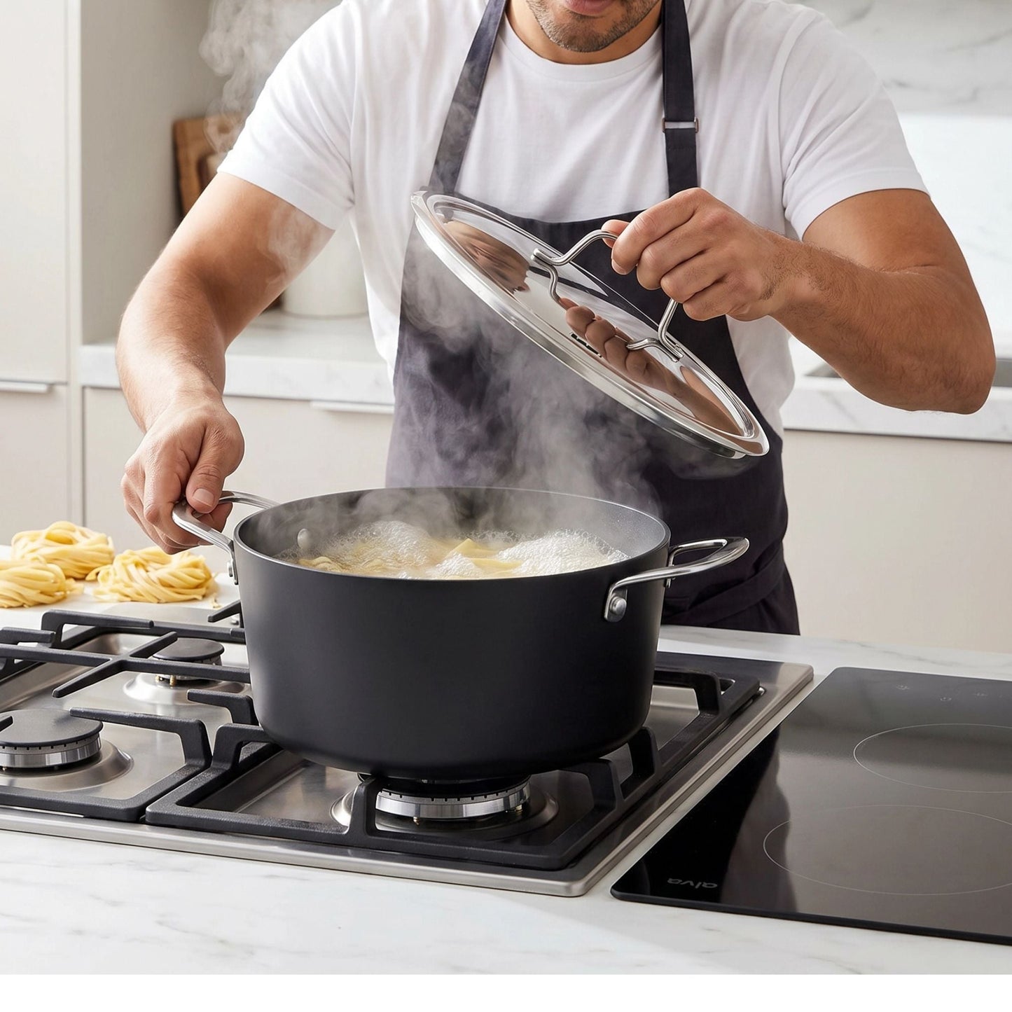4.5-Qt. Stock Pot With Lid