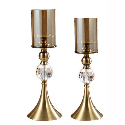 Dining Table Glass Candle Holder