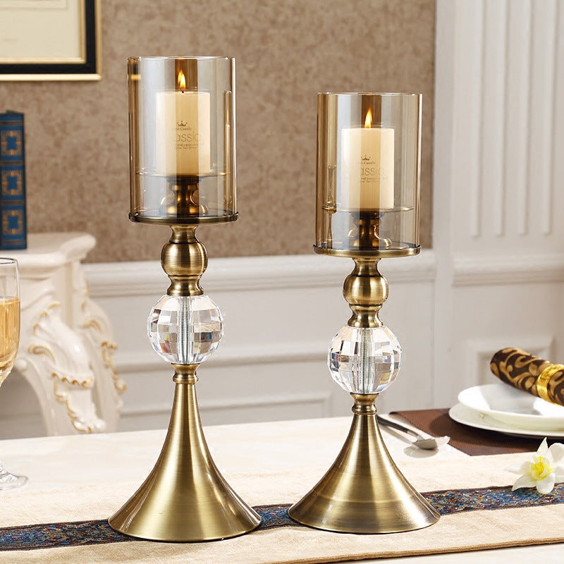 Dining Table Glass Candle Holder