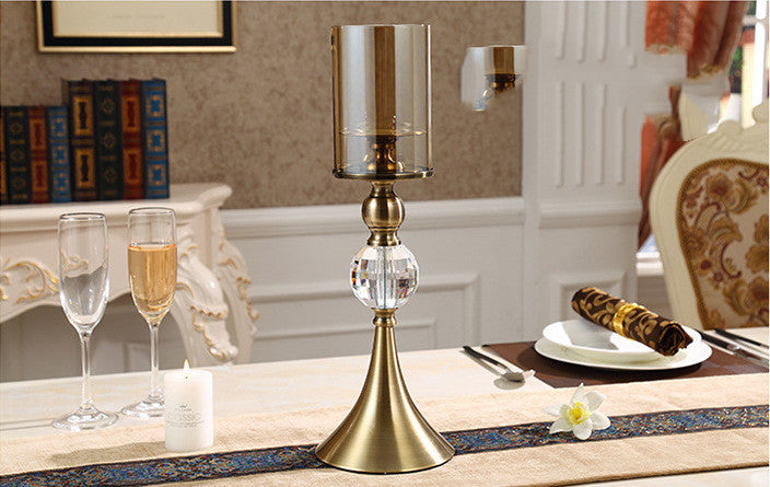 Dining Table Glass Candle Holder